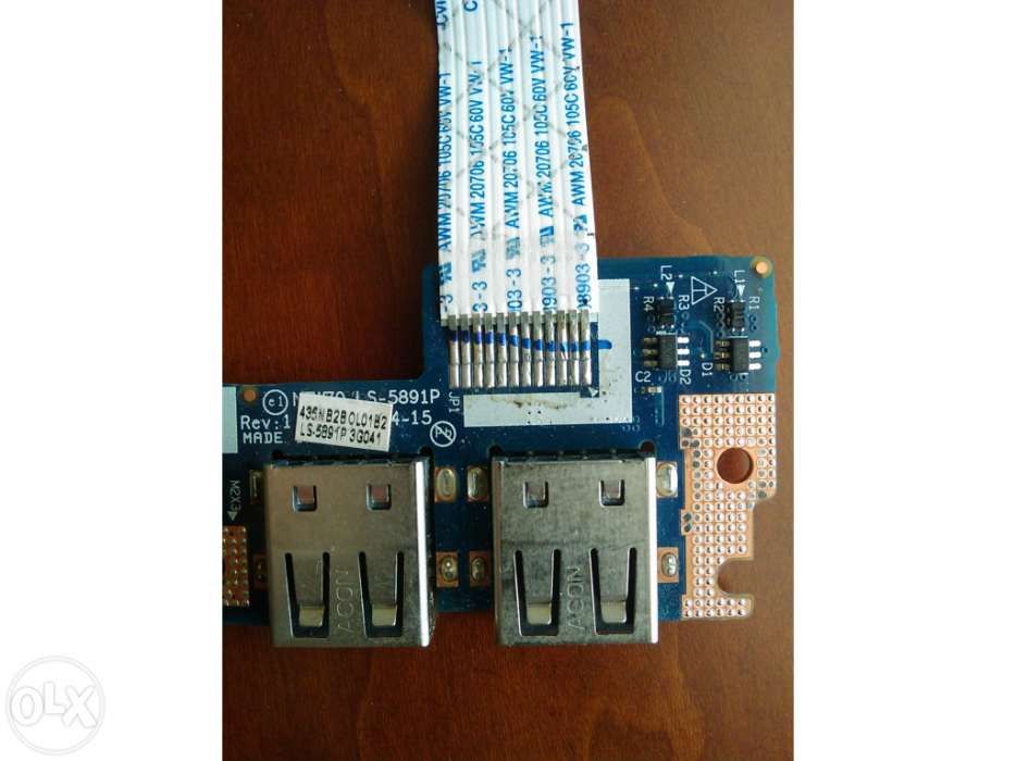 Portas usb para portátil Acer 5741zg64739665643650122
