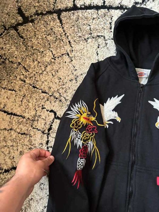 Bluza zip Hoodie Dickies Japan Drake smok oversize swag eagle japonia