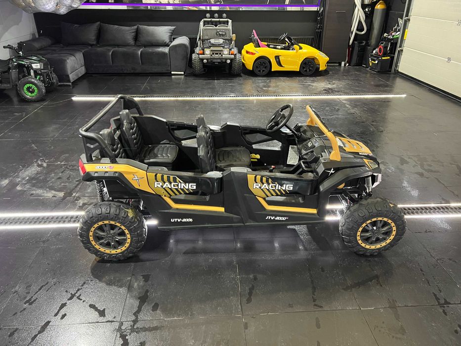 Auto   na akumulator 4x4 Buggy UTV 2000 Pojazd 4-osobowy z Bateria