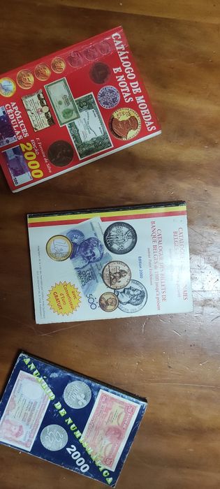 Catálogos numismática Portugal /Bélgica