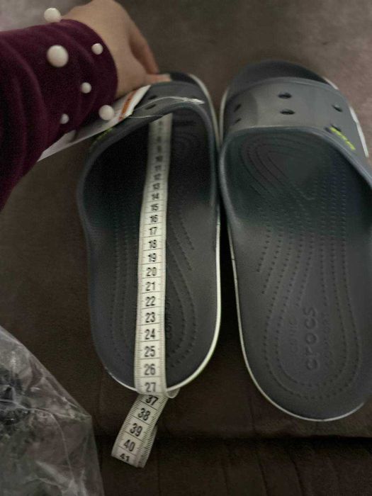 Уценка! Чоловічі Crocs Bayband Slide Charcoal 40-41р m8