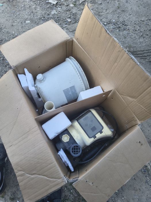 Pompa do basenu intex uszkodzona plus zbiornik