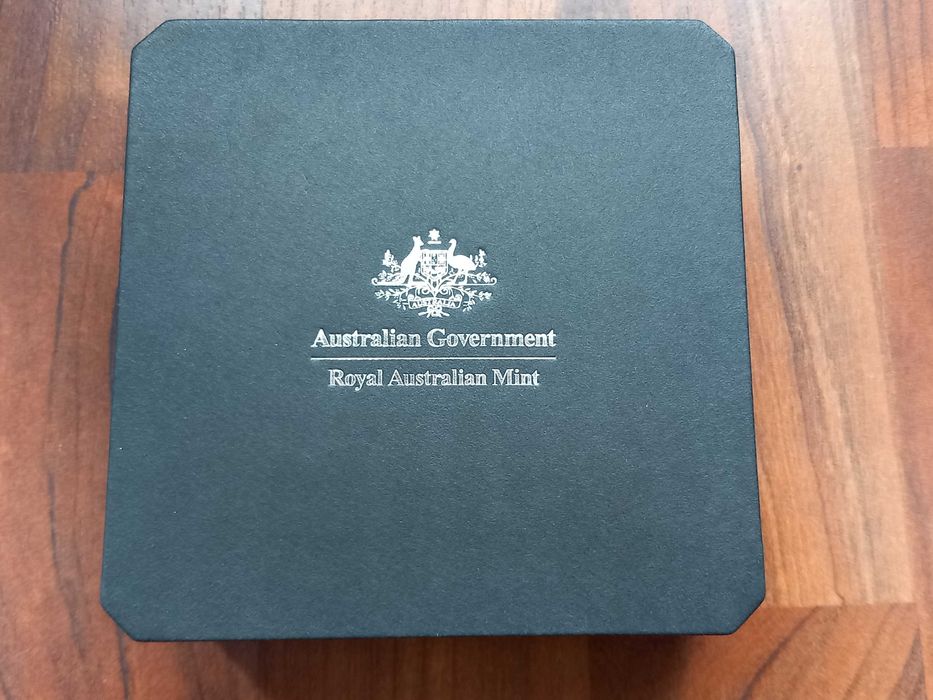 Moeda 5 Dólares "Ano do Dragão" Austrália 2024