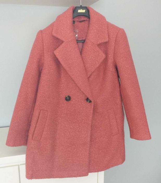 Nowy Płaszcz, trencz Bodyflirt rozm. 40 kolor malinowy