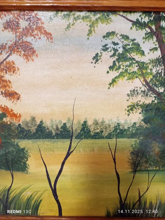 Картина масло.Винтаж