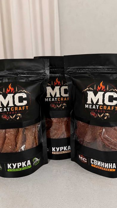 Спробуй справжній смак! Замовляй м'ясні джерки MeatCraft прямо зараз.