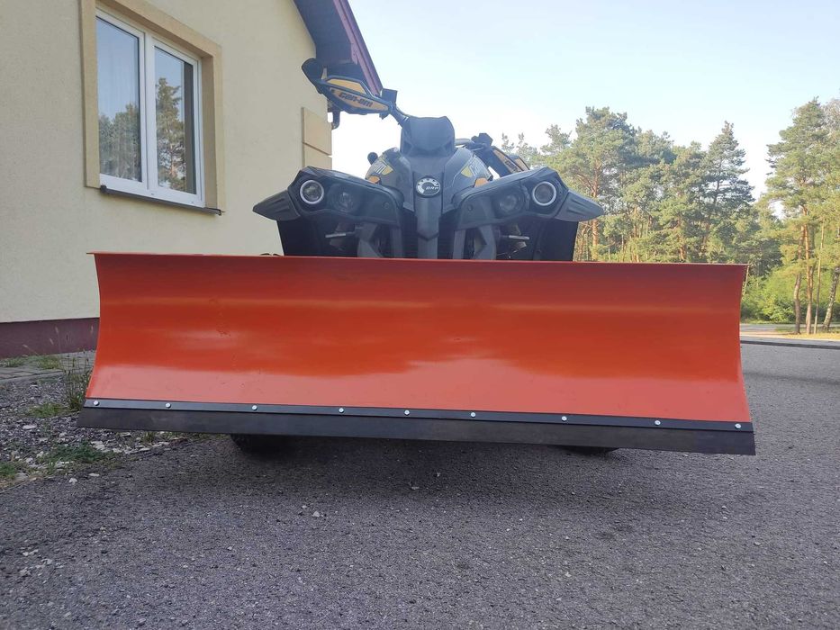 Pług do śniegu do Quada szybki montaż na click nowy solidny dostawa