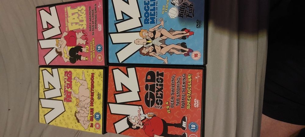 Zestaw Viz 4 disc box set Sid The Sexist Fat Slags DVD dla dorosłych