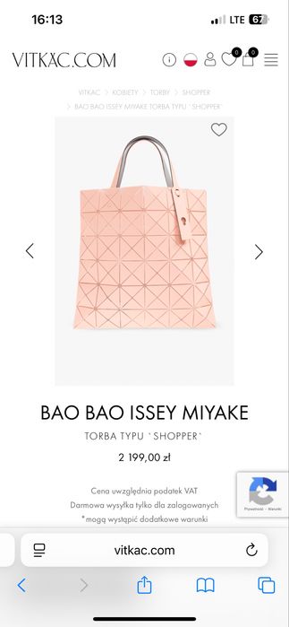 Torebka typu shopper Bao Bao Vitkac
