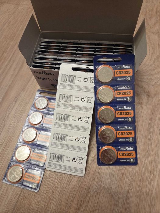Pilhas muRata Lítio 3V - CR2025 CR2016