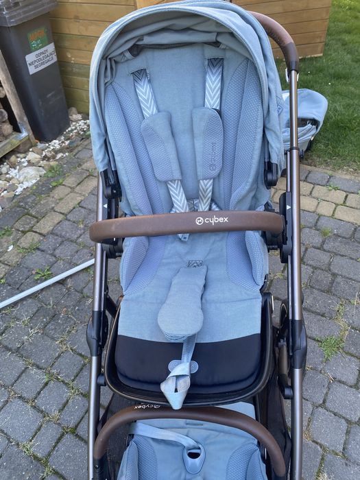Wózek dla bliźniaków lub rok po roku Cybex Gazelle komplet