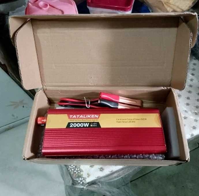 Мощный универсальный ультра инвертор на 12 вольт 2000 Вт Надежный