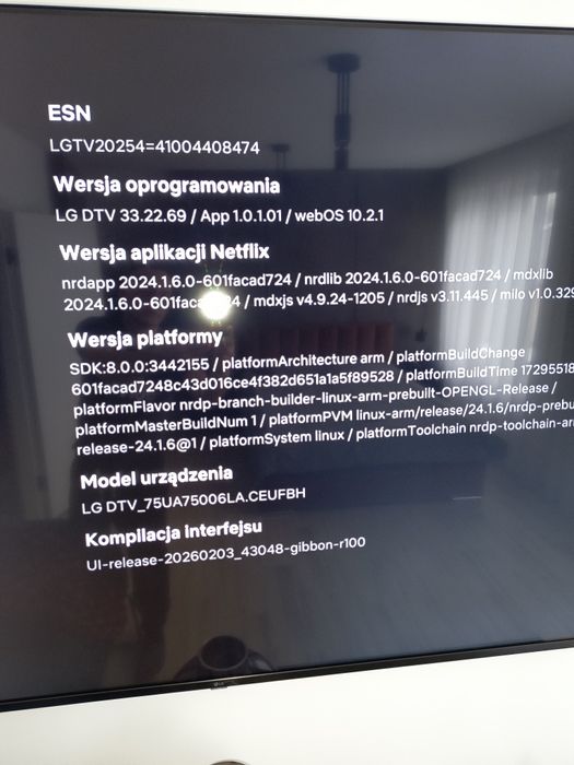 Telewizor LG 75 cali