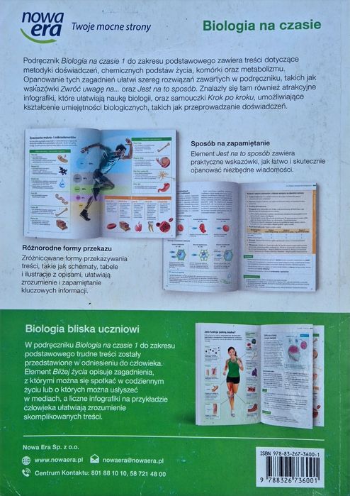 Podręcznik do biologi- Biologia na czasie 1
