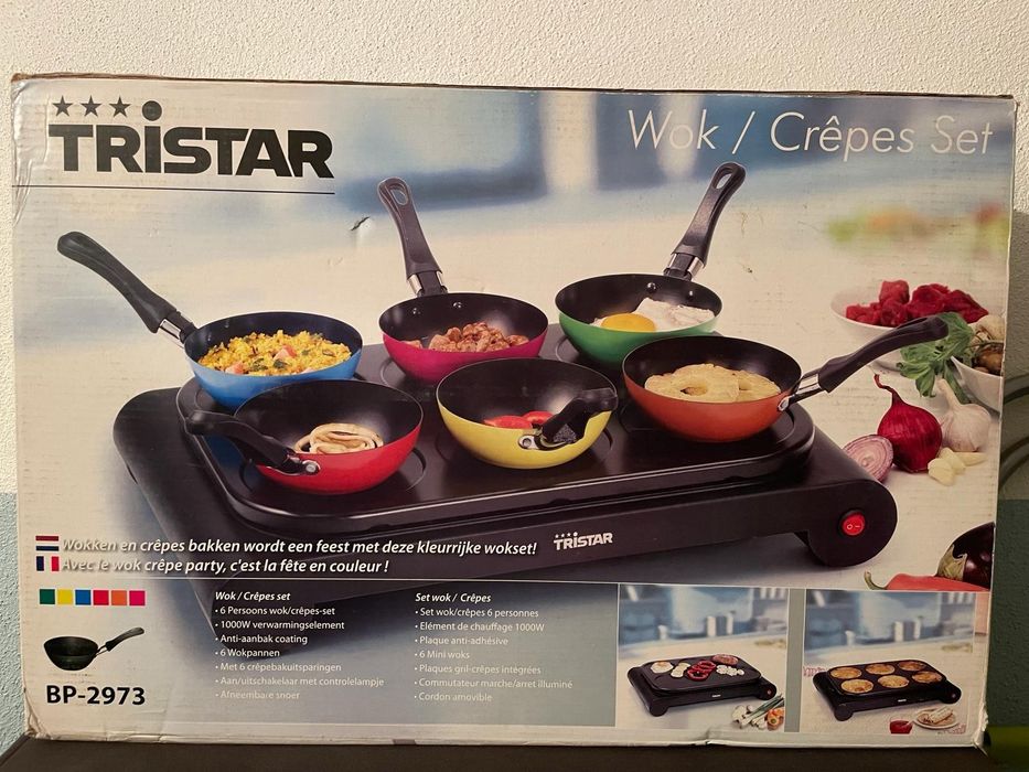 Tristar Mini Wok/Crêpe Set