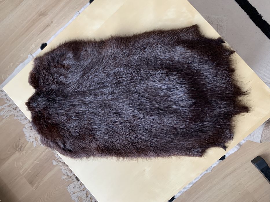 Nutria futro naturalne skórki z nutrii 18szt. do szycia