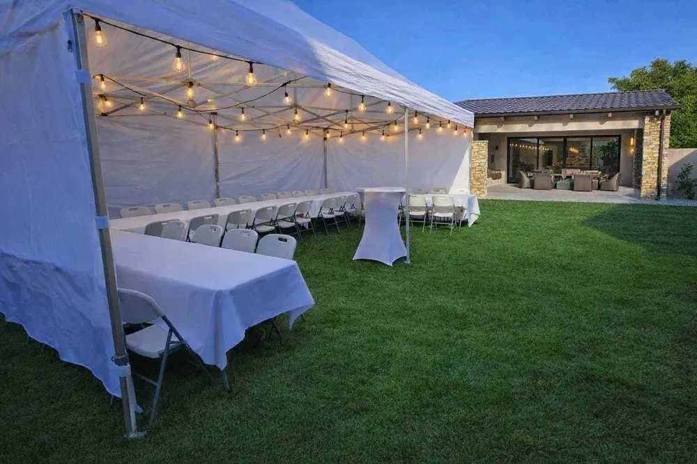Namioty Imprezowe, Stoły i Krzesła - Wynajem Namiot na imprezę