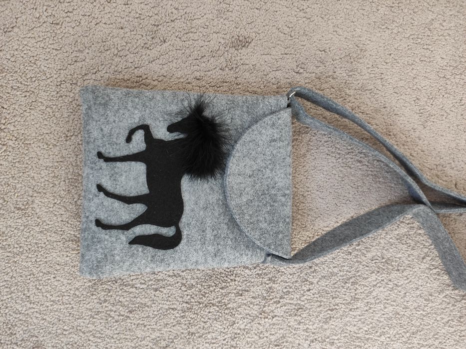 Filcowa torebka hand made