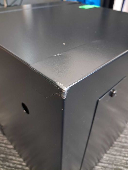 4 | Szafa wisząca RACK 10'' 4U, 300mm, S-Line, czarna | Z Defektem