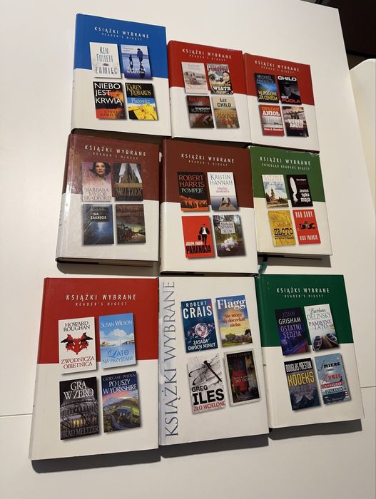 Zestaw 9 książek Książki Wybrane Reader's Digest