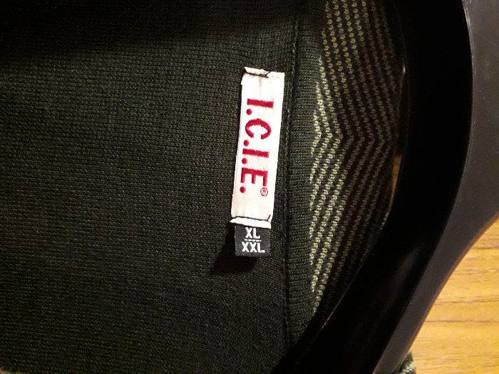 NIESPOTYKANY sweter z wzorem liści - piękny kolor BUTELKOWA ZIELEŃ!