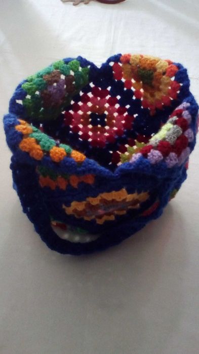 Bolsa/mala de crochê