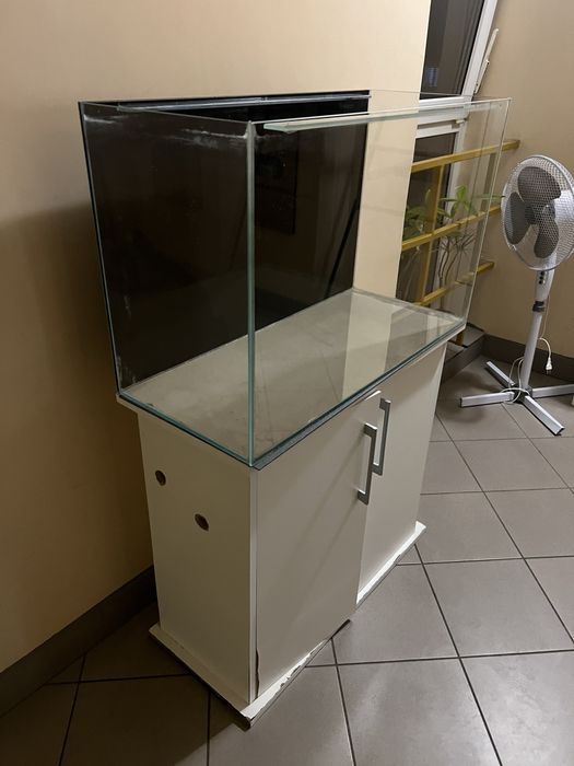 Akwarium 140L full optic white + szafka gratis szklo 4mm