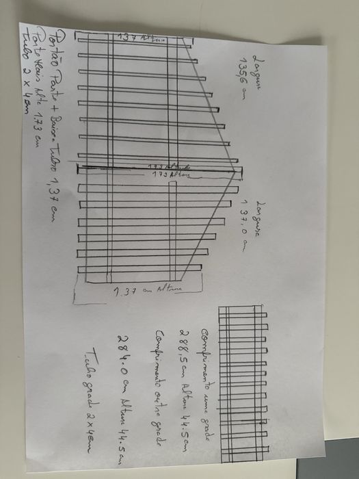 Portao  grades