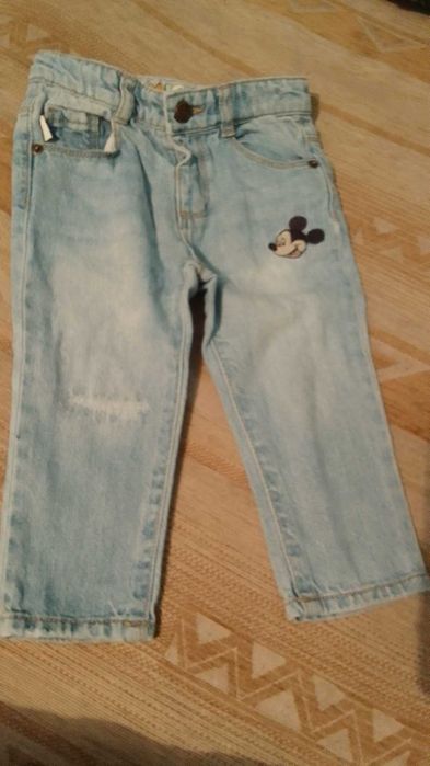 Spodnie jeansowe Zara rozmiar 80 regulacja paska