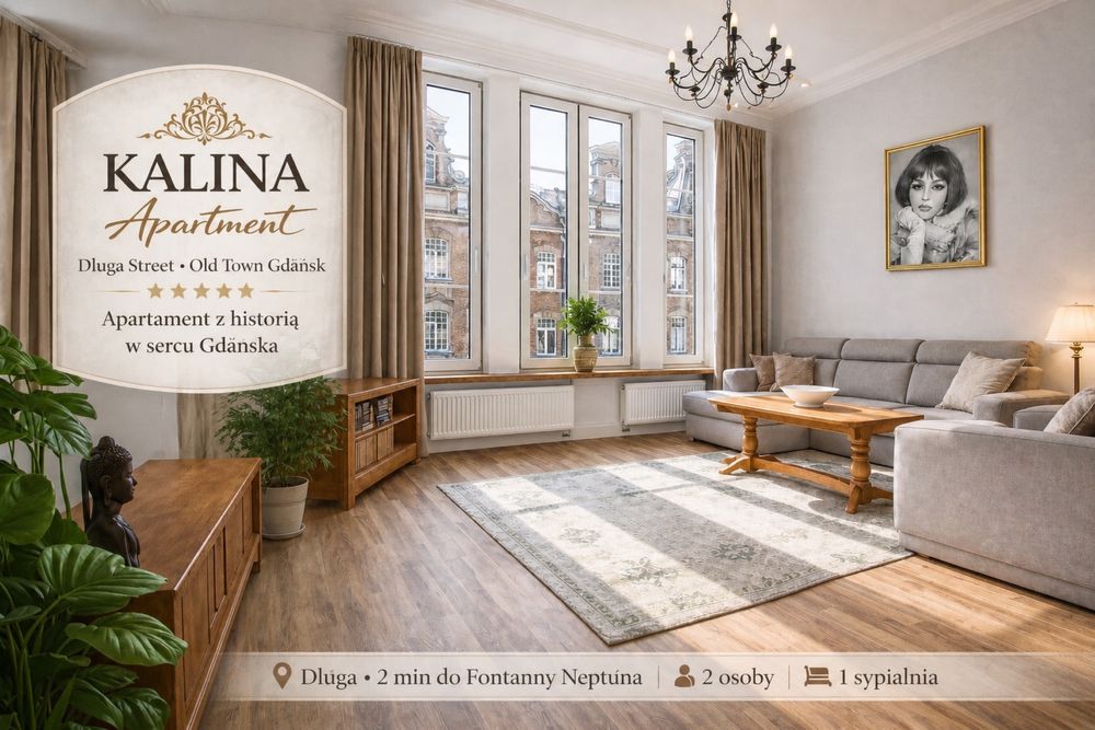 Apartament Gdańsk ul. Dluga Stare Miasto – 4 osoby