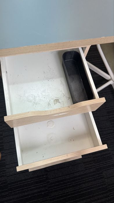 Biurko z szufladami ikea