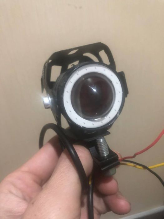Доп свет линза на скутр мото вело