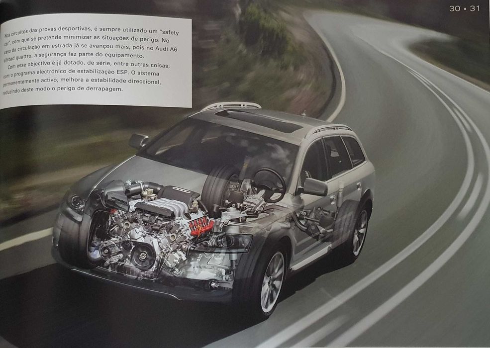 Catálogo do Audi A6 Allroad Quattro - original - Ano 2006/2007