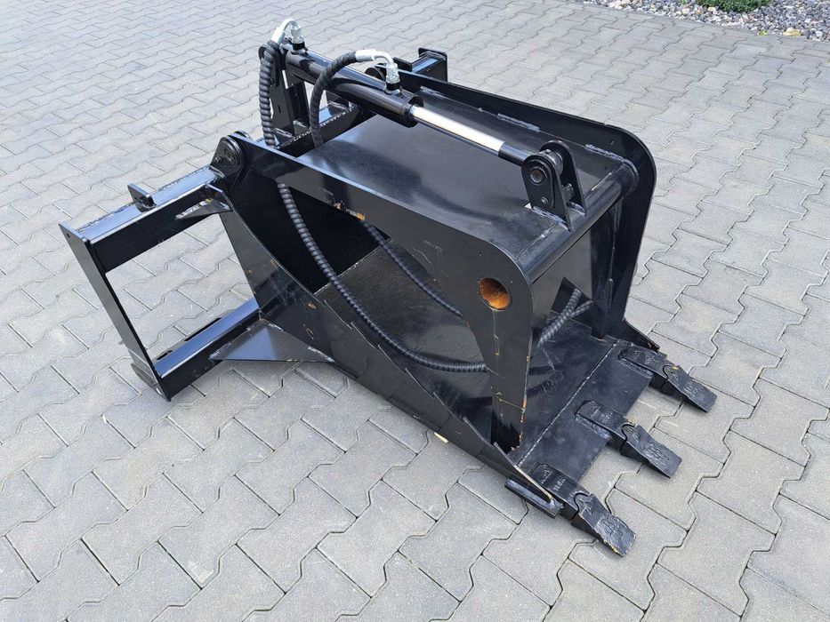 Łyżka hydrauliczna chwytakowa przeładunkowa do ładowarki burtowej