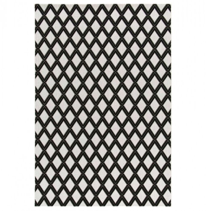 TAPETE TATAMI DESIGN 140X200, preto e branco - 85€