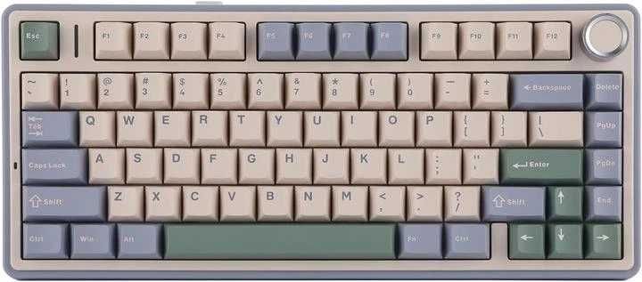 Клавиатура механическая Aula F75 Gasket Greywood V3 switch Hot-Swap