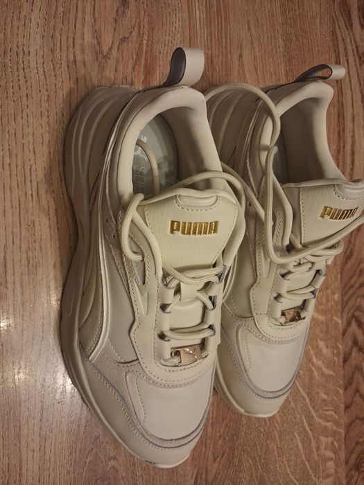 Puma Cassia Lux beżowe