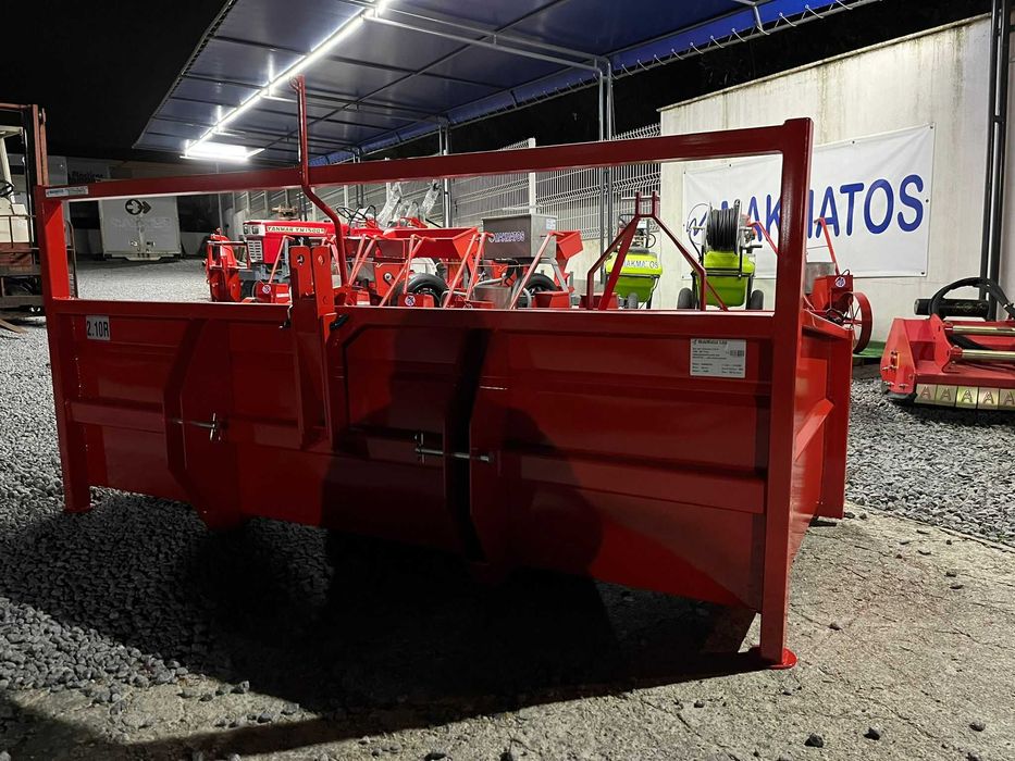 Caixa de carga/gamela para trator reforçada 2.10m c/ báscula NOVO
