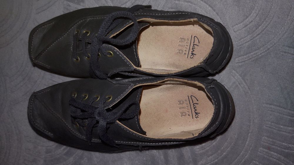 Туфлі шкіряні жіночі Clarks 6рр.