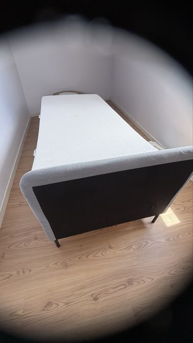 Cama Slatum  com colchão Abygda (ikea)