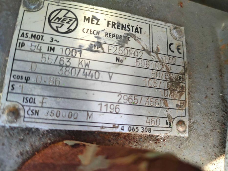 SILNIK ELEKTRYCZNY Szafa Sterująca MEZ FRENSTAT 55/63km 2965/3560 3 fazowy