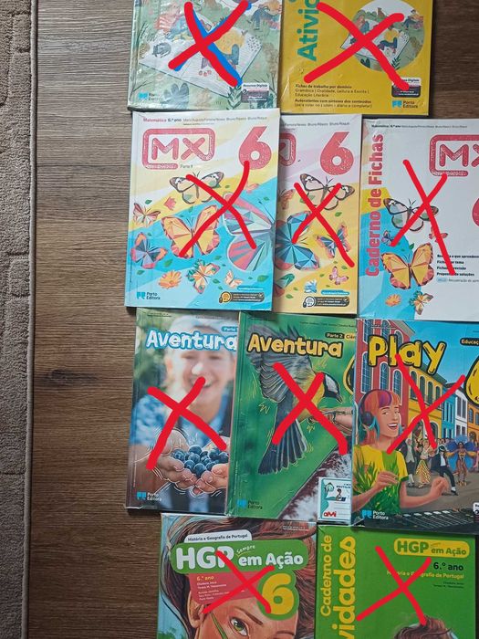 Manuais escolares do 6º ano
