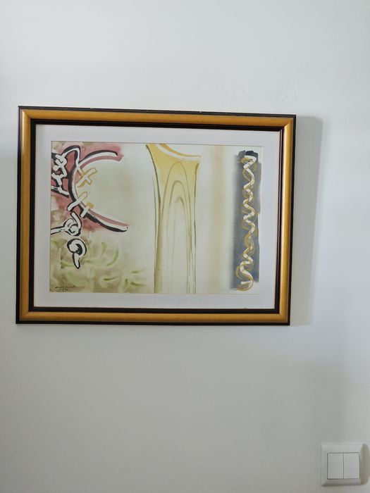 Quadro pintado à mão