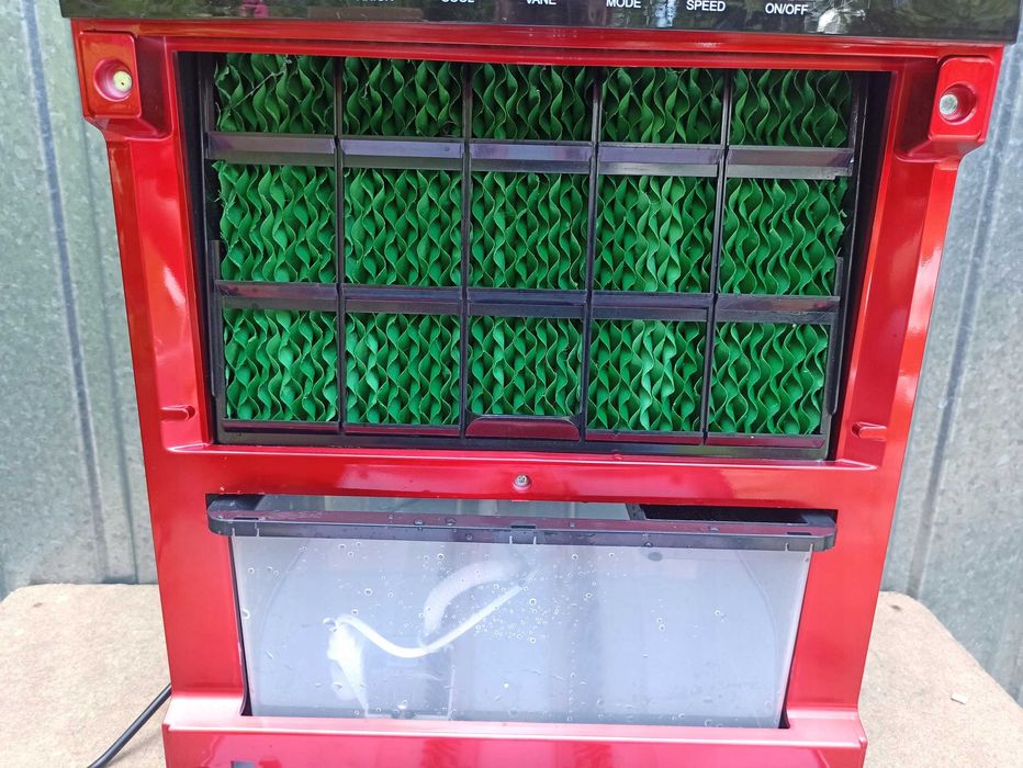 Wentylator podłogowy OneConcept Red czerwony