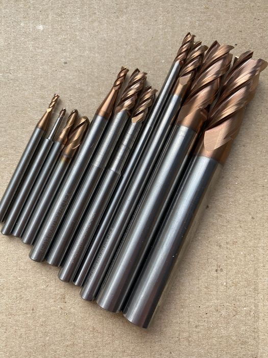 Фрези твердосплавні UEX D2 D3 D4 D5 D6 D10 D12 TiAlN (Японія)