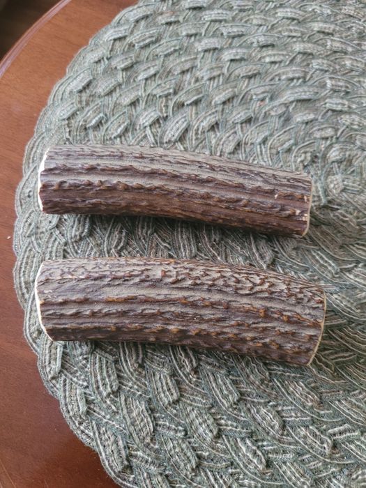 2 szt. Gryzaki z  poroża z jelenia