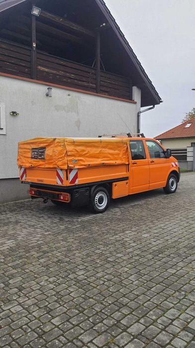 Volkswagen T5 podwójna kabina 5 miejsc, 1.9 TDI