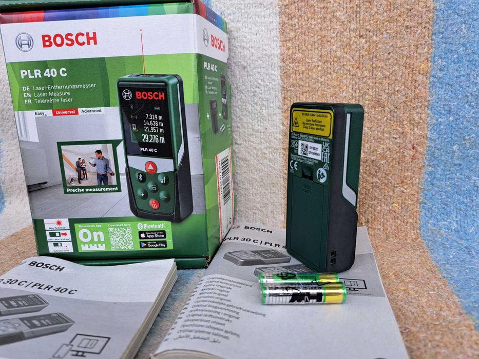 Bosch PLR 40 C Лазерний далекомір, рулетка