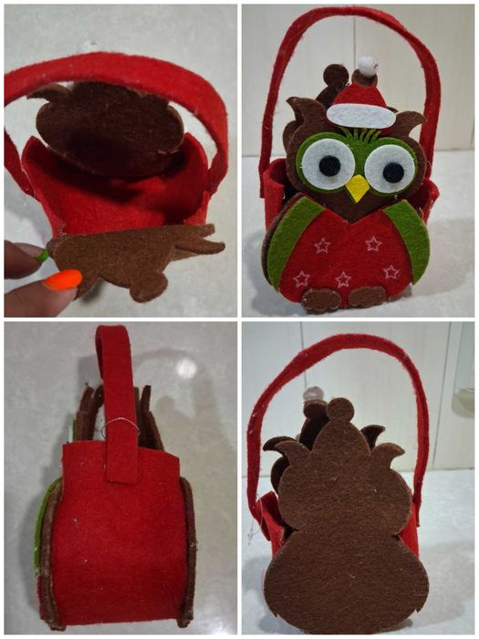 Сумочка 6 шт, рюкзачок дівчинки ведмежа міхова маленька Мінні Маус