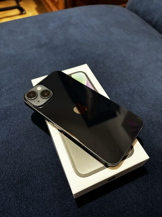 iPhone 14 128 GB czarny stan bardzo dobry